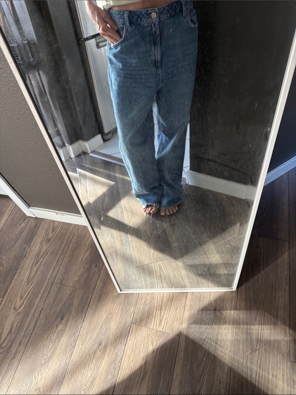 Garage denim 90’s straight leg jeans size 9